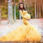 Новинка Реквизит для фотосъемки беременных Платья кружевное Сетчатое длинное платье для беременных женщин фотосессия