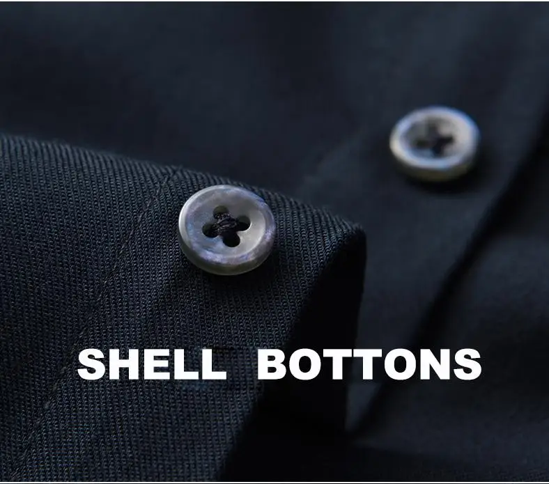 

Stand Collar Mens Shirts Luxury Embroidery Long Sleeve Mens Dress Shirts Plus Size 4xl Chest Fake Pocket Design Man Shirt