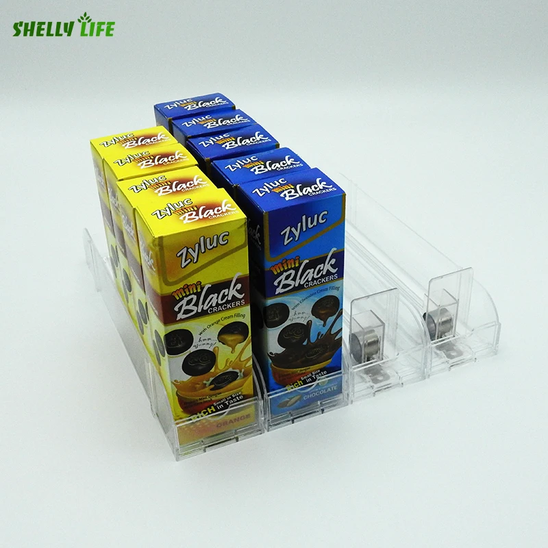 

Пружинный поднос на заказ с продукцией для полок Pos-Дисплейные блоки продукция система толкателя полки