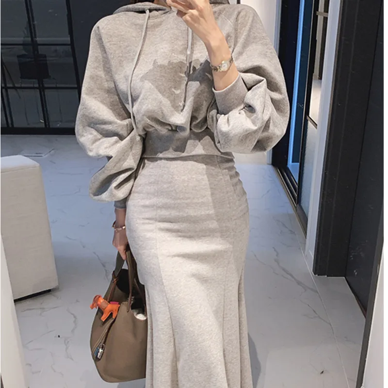 Женский комплект из двух предметов LANMREM 202 весенне летний модный однотонный