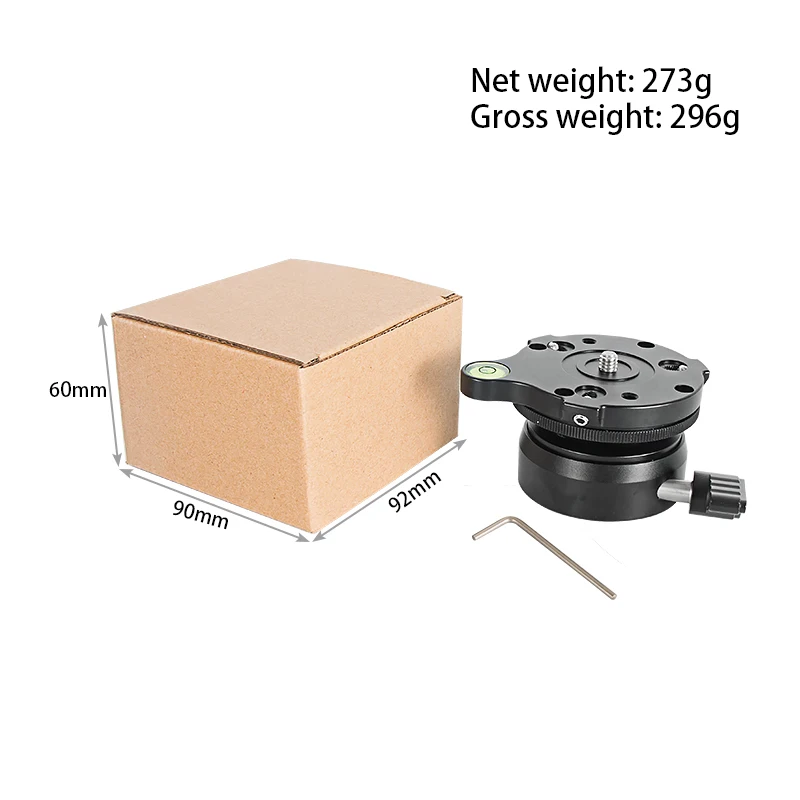 

Camera Tripod Head Universal Leveling Adjustment Base Half Ball Head Adjustable Base For Tripod DSLR Camera