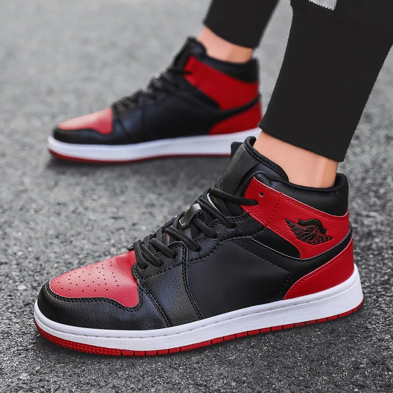 Обувь для скейтбординга мужская обувь дешевые мужские кроссовки высокая кожаная