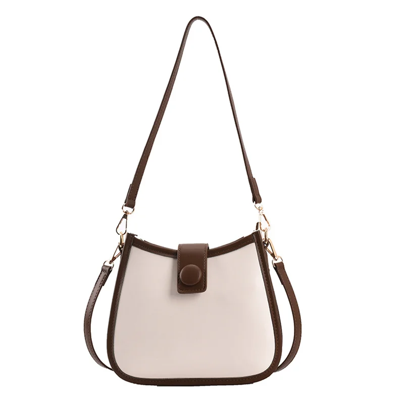 

[BXX] Simple PU Leather Crossbody Bags For Women 2021 Summer Branded Shoulder Bag Handbags Trending Luxury Travel Hand Bag HU518