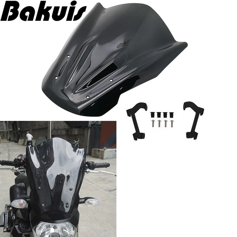 Для Yamaha мотоцикл передний обтекатель ветрового стекла щит экран с кронштейном MT
