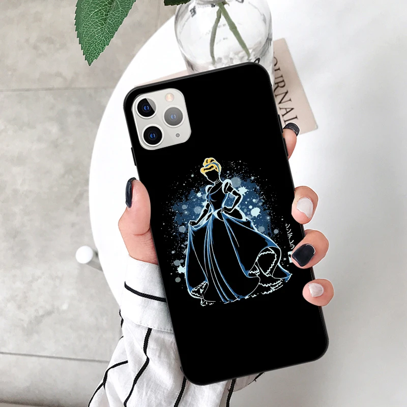Милый мультфильм дисни Белоснежка Русалка Принцесса чехол для iPhone XS чехол для Max XR 11 Pro Max X 6S 7 8 Plus чехол эльфы - Цвет: TPU