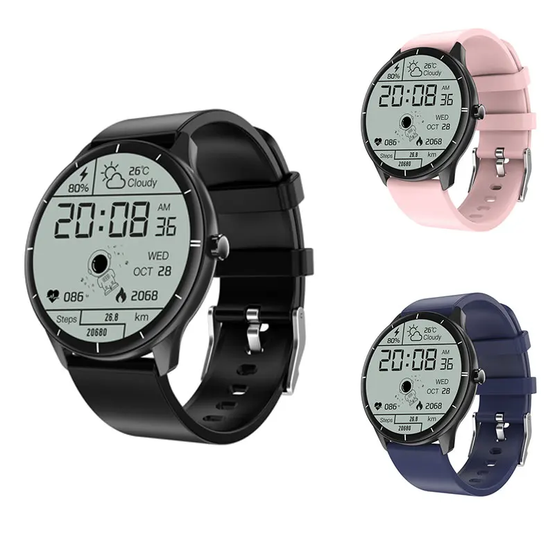 

Q21 Stylish Universal Smart Watch Round Screen Smartwatch for Heart Rate Monitor Compatible for Android and Ios