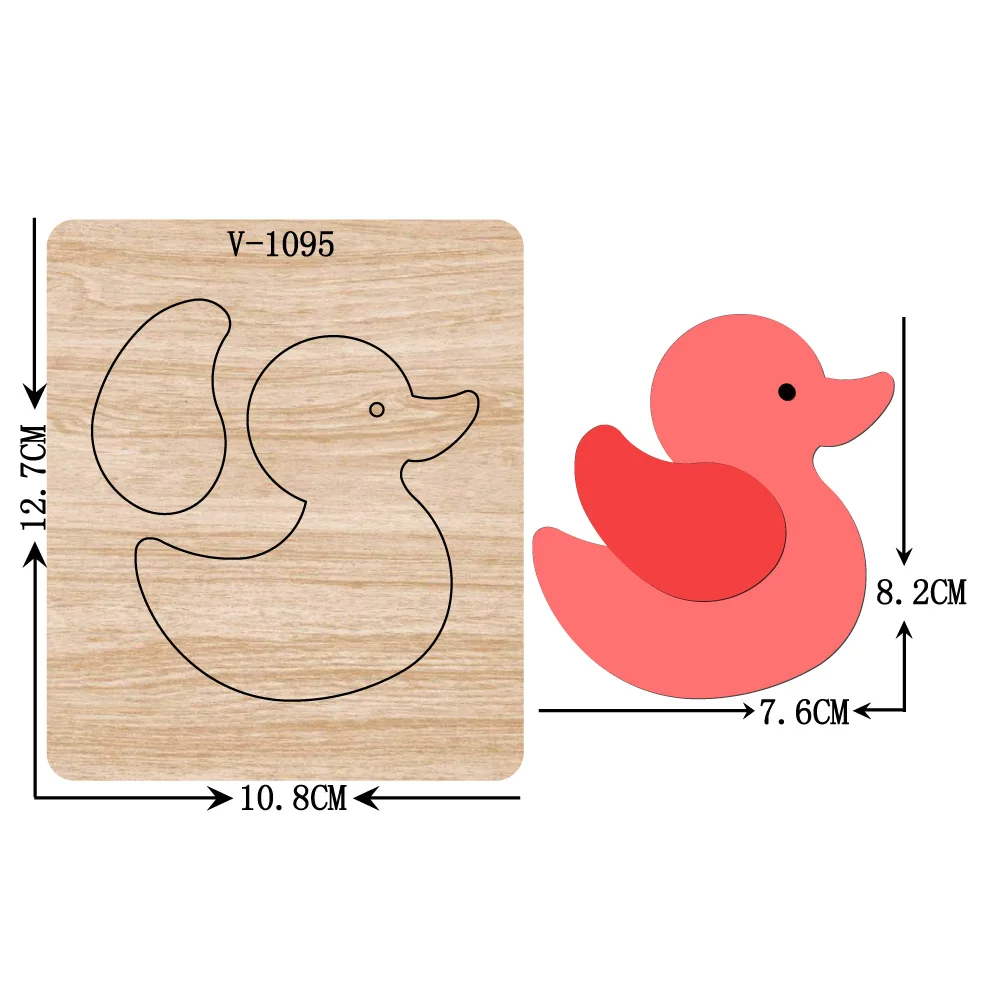 

New duck wooden dies cutting dies for scrapbooking /Multiple sizes /V-1095