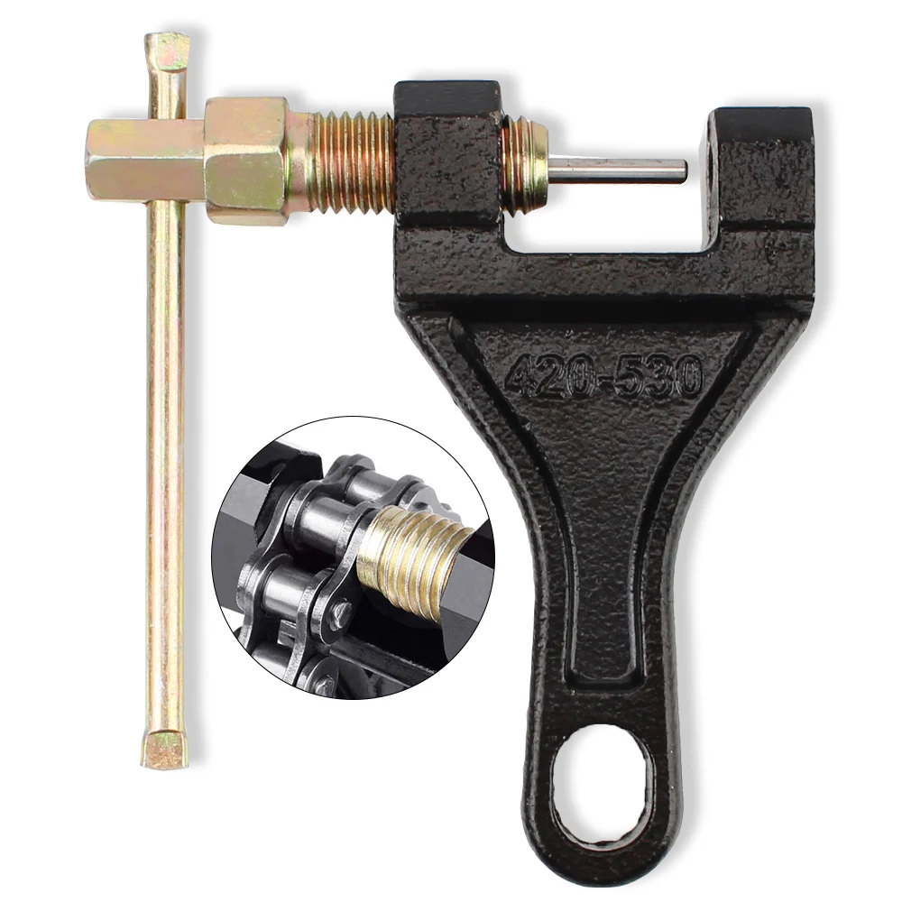 

Universal Link Splitter Pin Remover 420-530 Chain Breaker Cutter For Motorcycle Bike ATV Carbon Steel Spanner Repair Tools