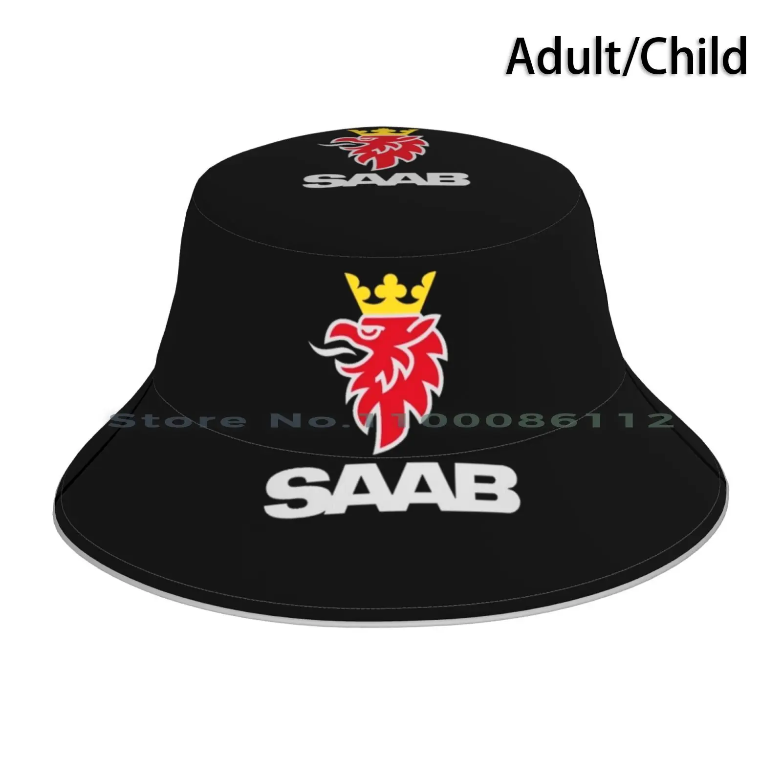 

Saab Logo Products Bucket Hat Sun Cap Cars Self Automobiles Because Sweden Sverige Born From Jets 93 95 99 9000 Turbo