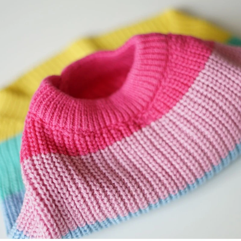 

Regenboog Puppy Hond Trui Winter Warm Kleding Voor Kleine Honden Franse Bulldogs Kerst Kostuum Breien Hond Kleding Mascotas