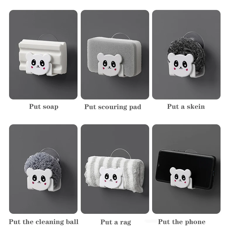 Всасывающий диск губка тряпичный стеллаж для хранения Товары ванной разное