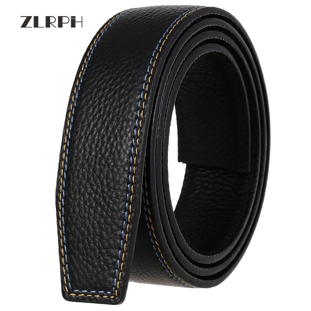 

Ремень ZLRPH из 100% натуральной воловьей кожи шириной 3,5 см, дизайнерский пояс без автоматической пряжки, для мужчин