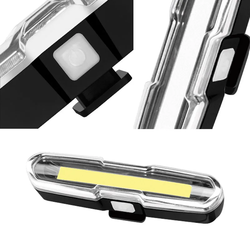 Лидер продаж! USB Перезаряжаемые спереди и сзади хвост раме велосипеда светильник