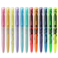 6pcsset erasable highlighter pastel color fluorescent marker pen 12 colors japan