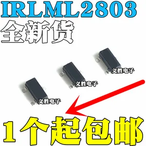 2PCS New and original IRLML2803TRPBF SOT-23 N 30V/1.2A MOSFET MOS field effect tube N channel 1.2 SOT23 30 v - 3 A