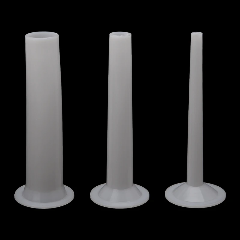 

K5DC 3Pcs Plastic Sausage Filling Stuffing Tube For Handmade Meat Grinder Stuffer 5#