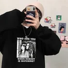 Толстовка Женская хлопковая с принтом кто ты, Томи дзюнзи Ито