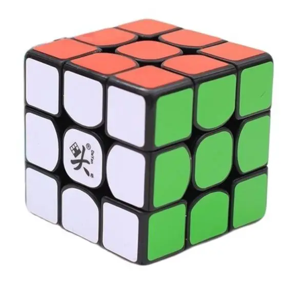 Original dayan xiangyun 3x3x3 Cube Magic Puzzle 57mm Black Professional 3x3 High Quality Speed cube Educational kid Toys | Игрушки и
