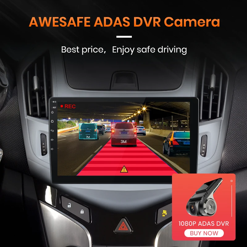 Автомагнитола AWESAFE PX9 для Chevrolet Cruze мультимедийный видеоплеер на Android 2012 2 Гб ОЗУ 32