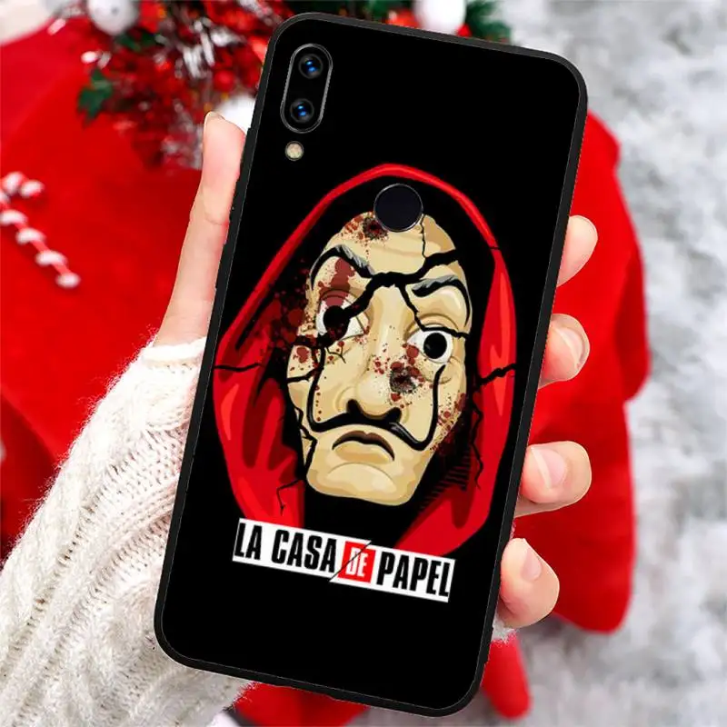 

Spain money heist La casa de papel Phone Case For Xiaomi Redmi note 7 8 9 t k30 max3 9 s 10 pro lite