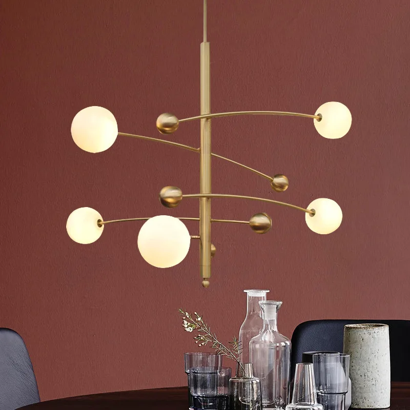 

Modern Simple Light Luxury Chandelier Fashion Branch Type Magic Bean Living Room Bedroom Dining Room Lighting Office Lighting