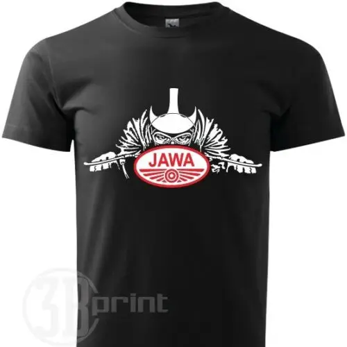 

Футболка Jawa Мужская для мотоциклистов, мотоциклетные топы, хлопковая футболка для подростков, с цифровой печатью, унисекс