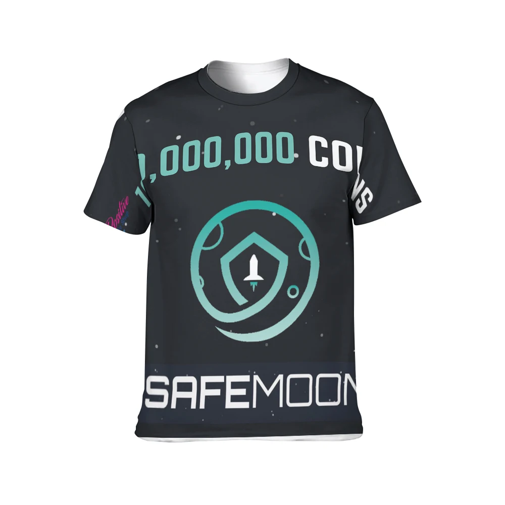 Футболка для мальчиков и девочек Space series повседневные трендовые Топы с коротким