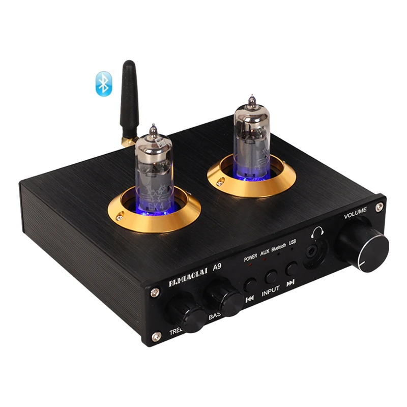2020 new M7 Multifunctional Bluetooth 5.0 6K4 tube Headphones Amplifier SUB Lossless music player Audio Preamplifier | Электроника