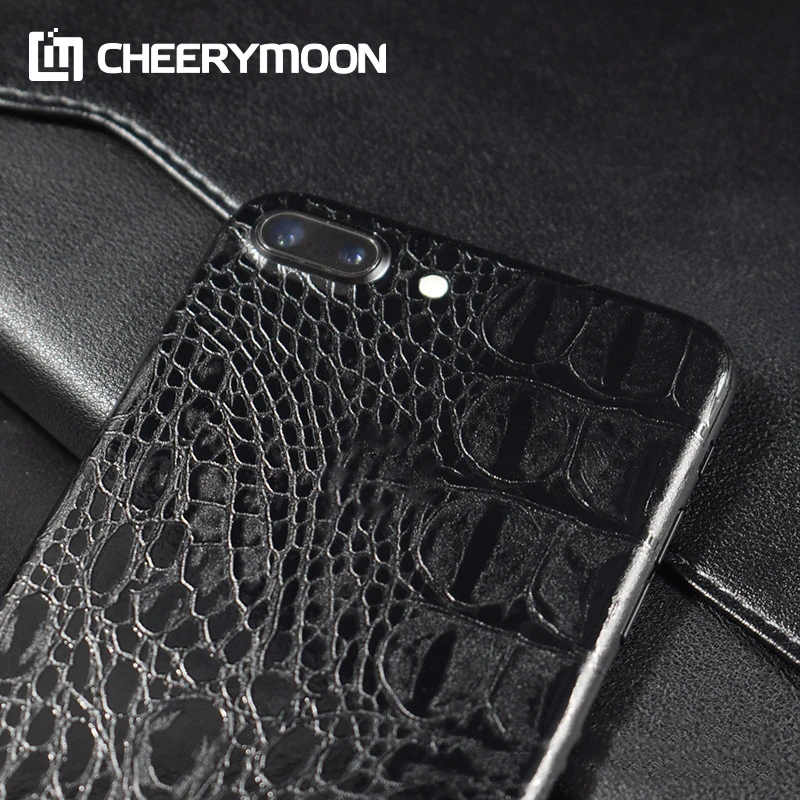 Крокодил Змеиный узор декоративные для Apple iPhone X мобильного телефона защитный 8 Plus