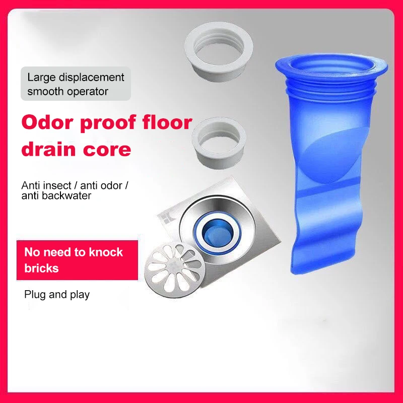 Силиконовый Слив для ванной комнаты с защитой от запаха и герметичностью слив