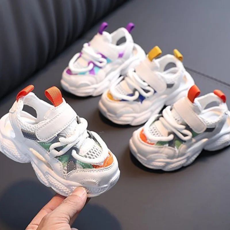 

Running Shoes Soft Bottom Canvas Shoes Casual Sports Sneakers Comfortable Kids Sneaker Children Mesh Shoes Boys Girls Baby