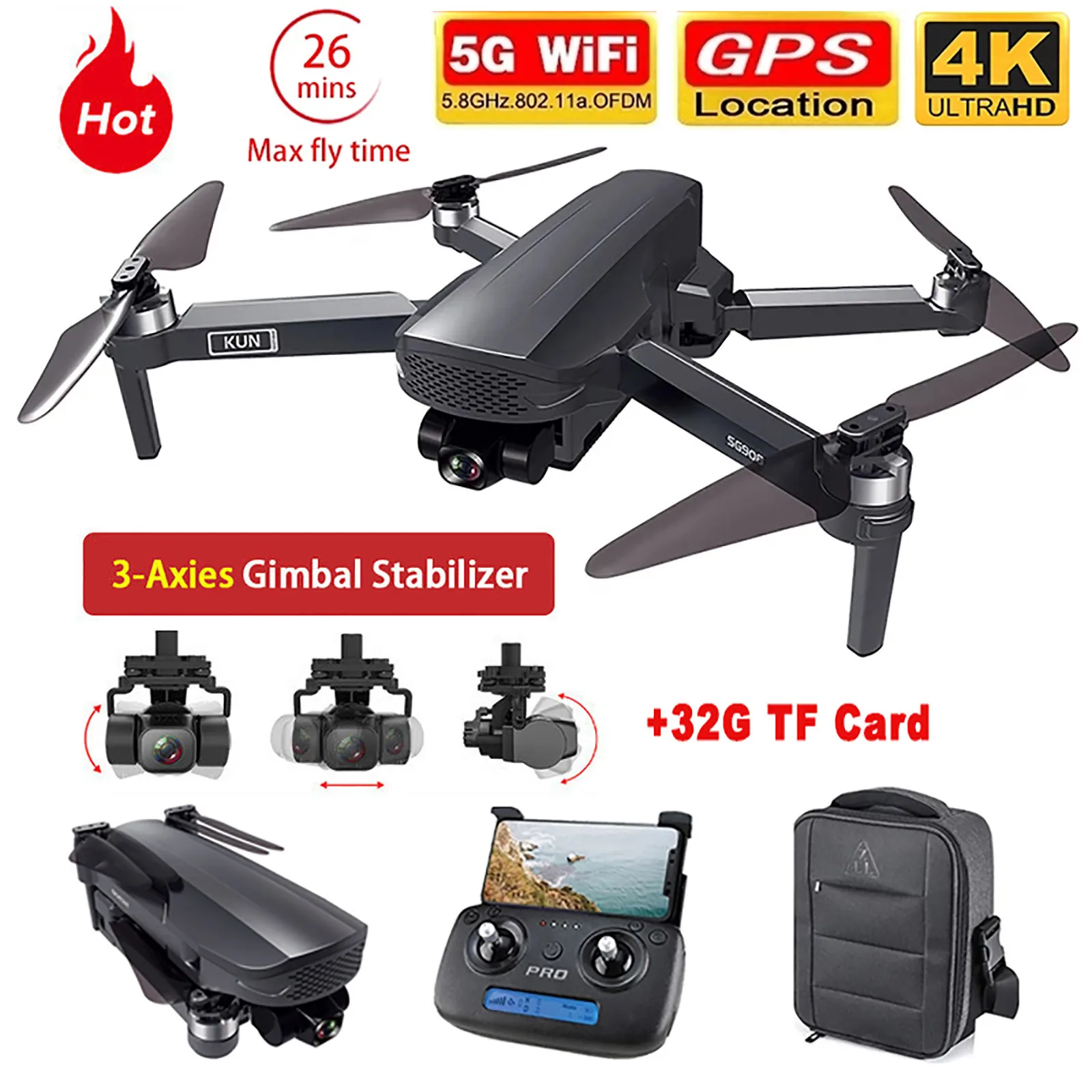 Rc самолет 2021 Новый SG908 дрон 3 осевому гидростабилизатору 4K Камера 5G Wi Fi GPS FPV