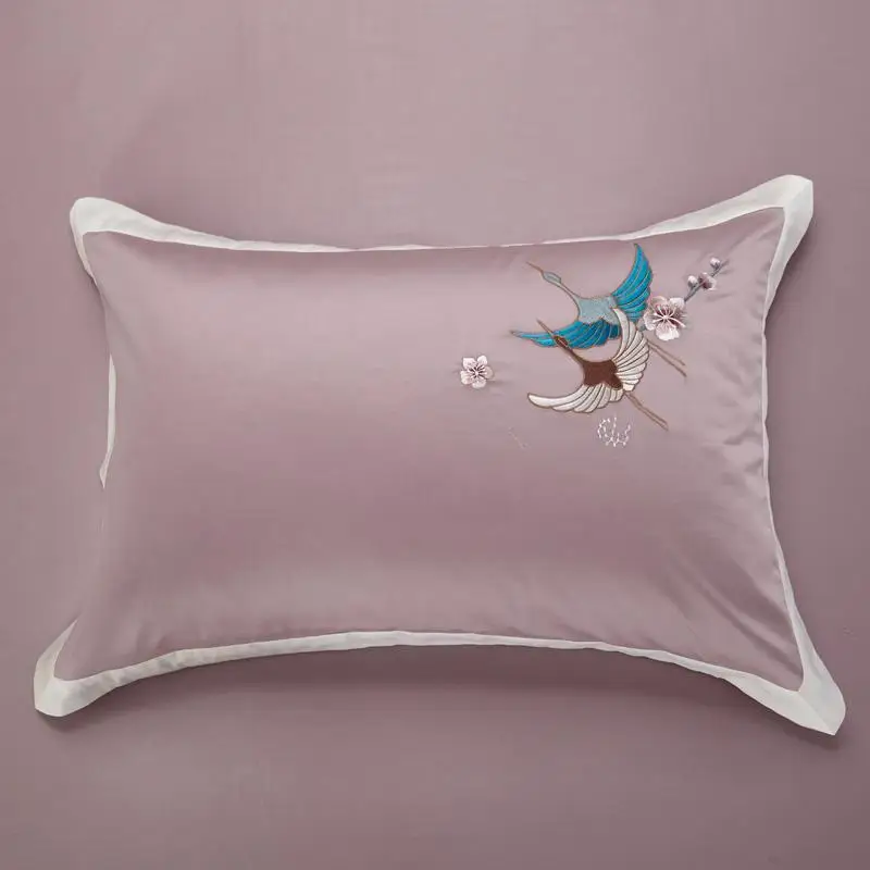 Роскошный китайский классический Комплект постельного белья из египетского