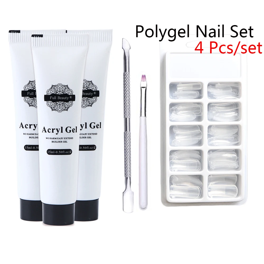 Акриловый гель для ногтей 15 мл набор наращивания УФ светодиод ногтей|Гель ногтей|