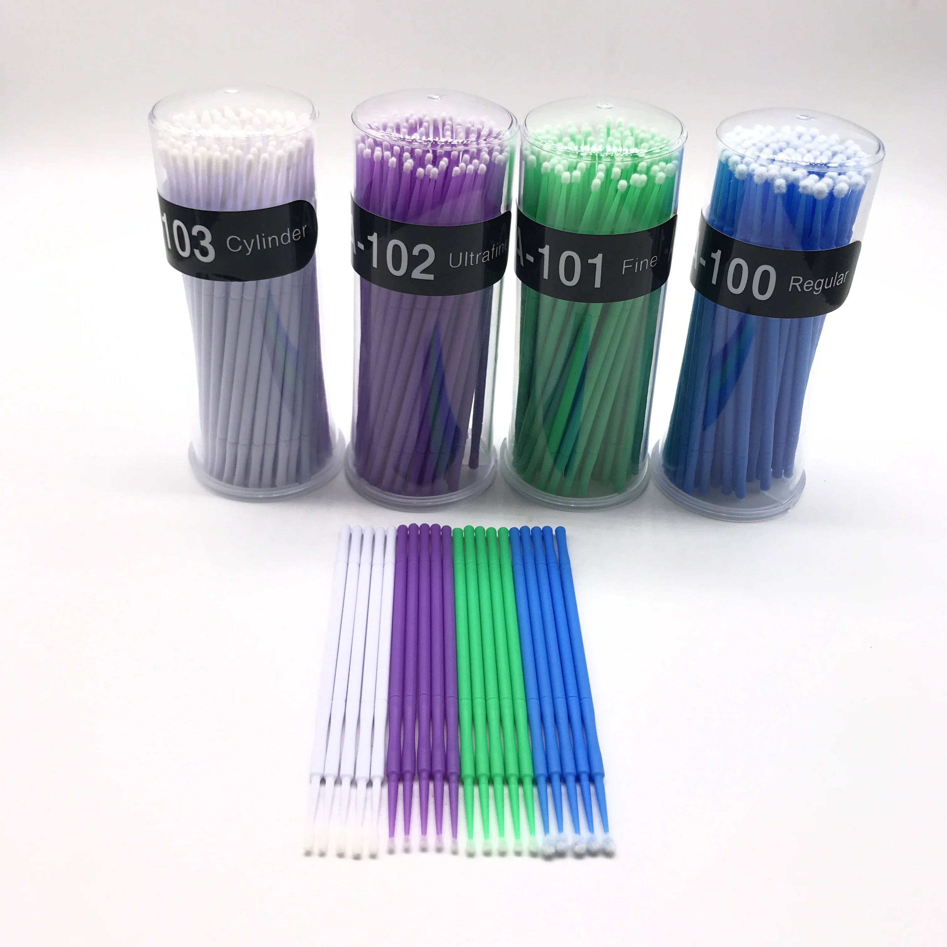 

Sale ! Dispoasble Micro Applicator Regular Blue/Ultrafine Purple 100pcs/barrel