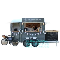 Vintage horse box bar, fast china food trailer, mobile restaurant, food van for sale