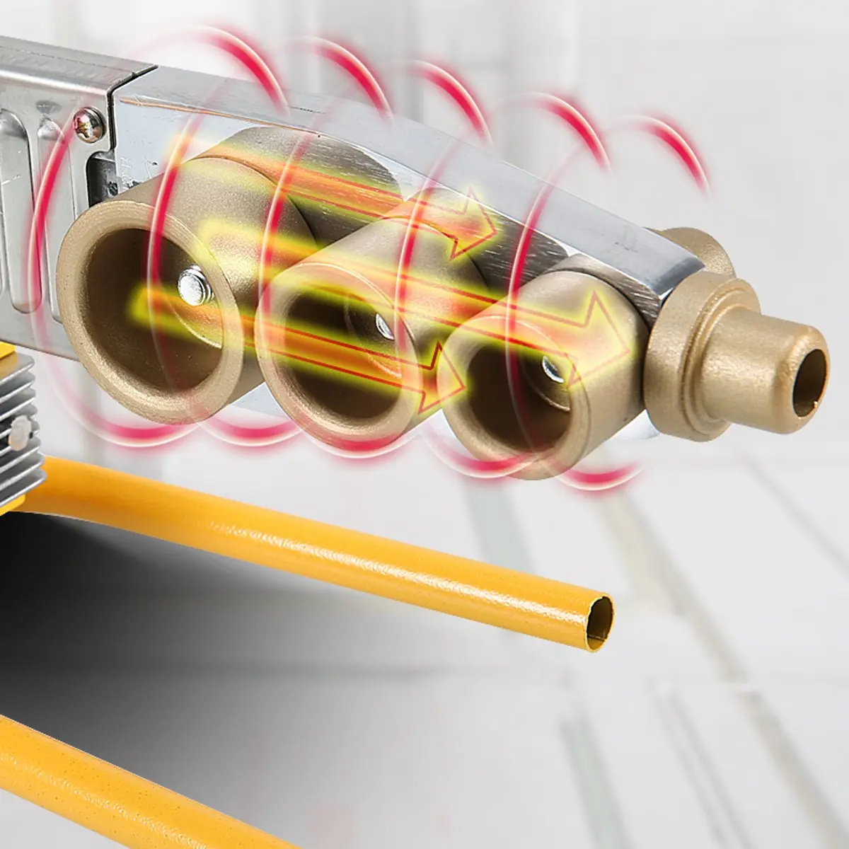 

Electric Pipe Welding Machine Heating Heads Set For PE PPR PB Tube Welding Soldering Iron for Plastic Welder Garage Tools