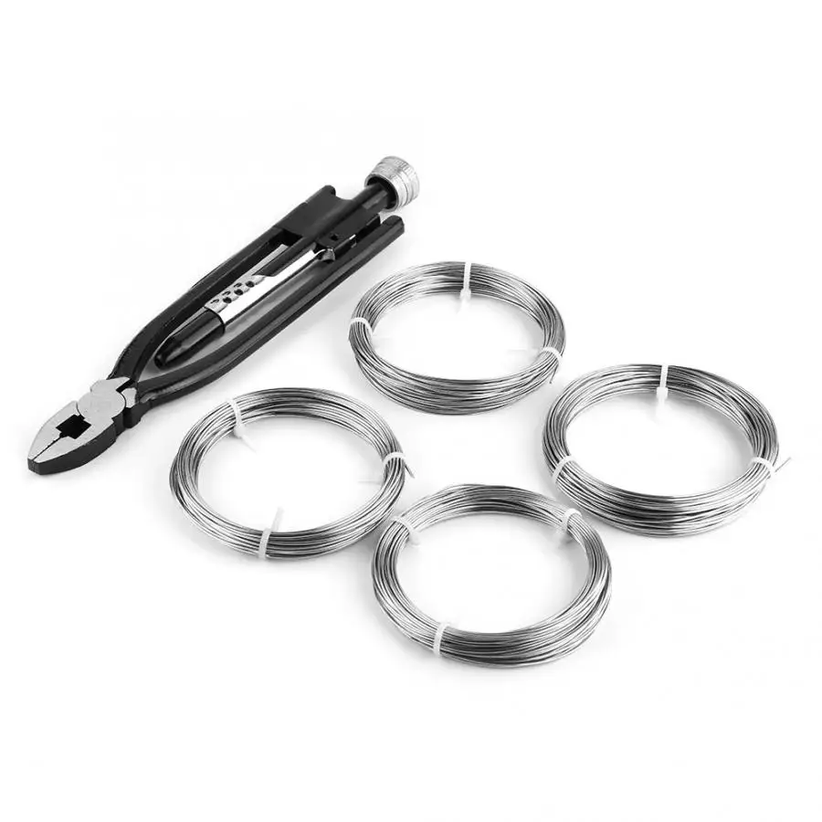 9 дюймов Высокоуглеродистая сталь самолет трос безопасности твист скручивание