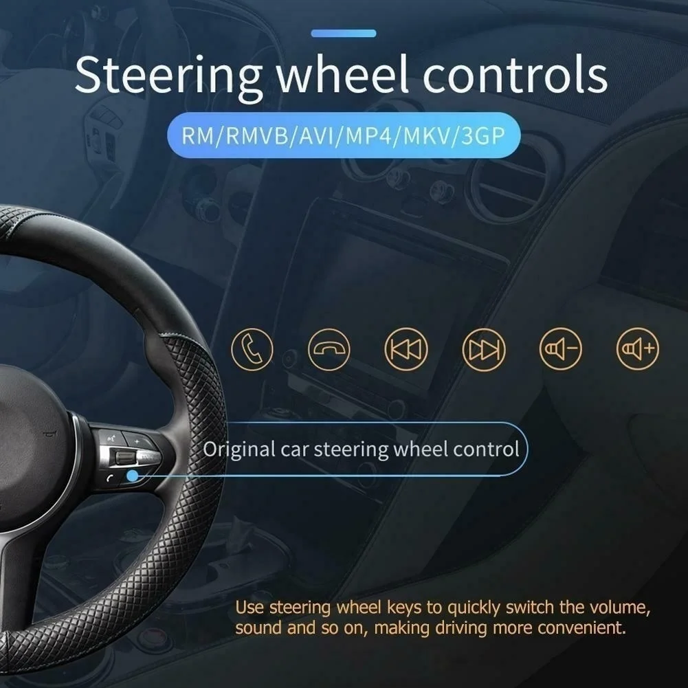 7inch HD Touch Screen Car Stereo MP5 Player RDS FM AM Radio Bluetooth USB AUX Head Unit With Steering Wheel Learning Function | Автомобили