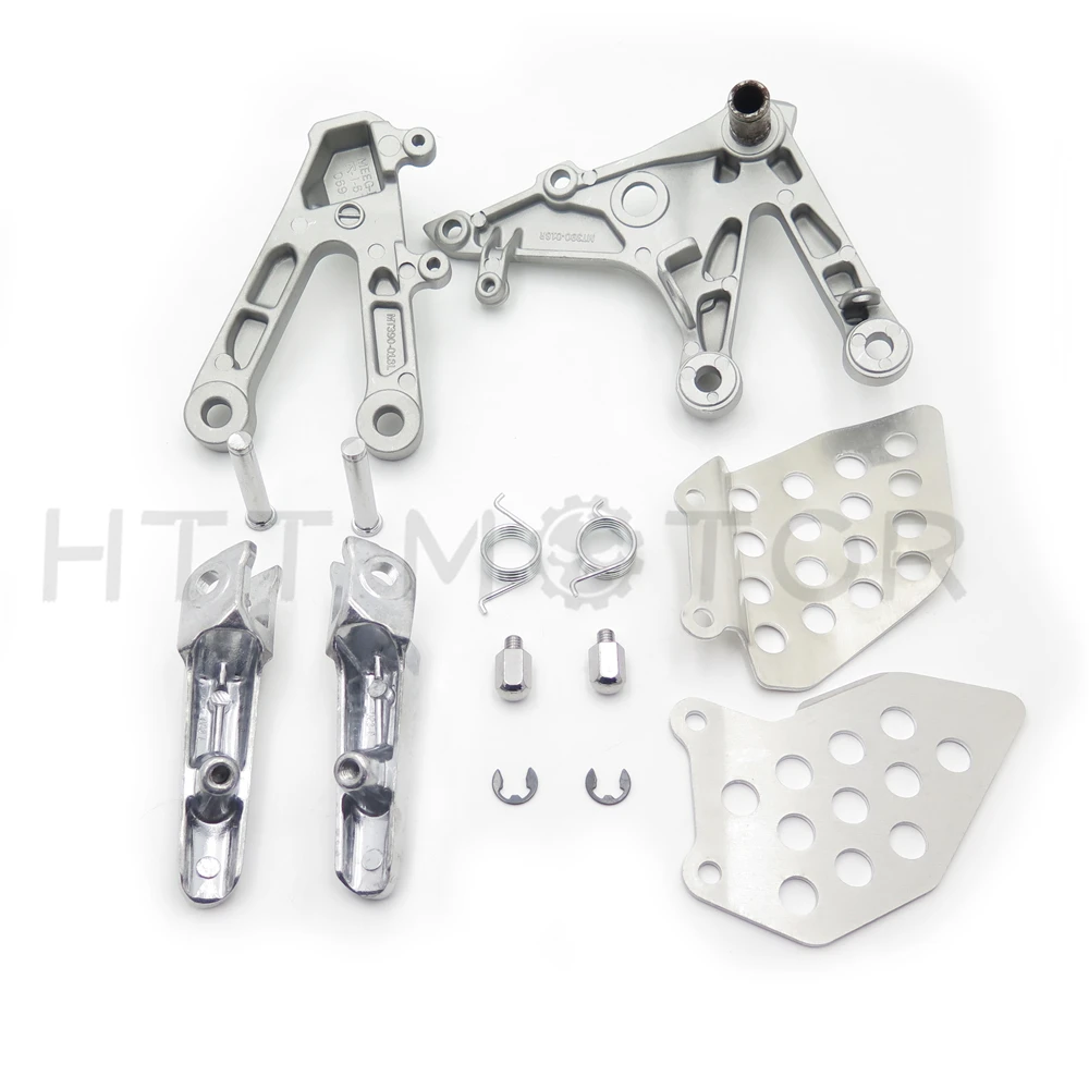 Черный Передний наездник подножки Кронштейн Подходит для Honda Cbr 600Rr Rr 2007 2008-2011 2009