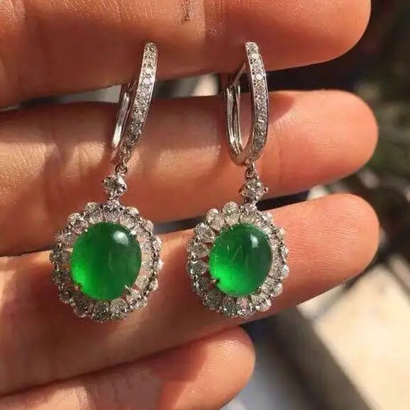 Женские серьги из серебра 925 пробы с инкрустацией | Украшения и аксессуары