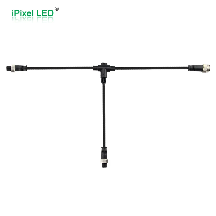 Водонепроницаемый 3 канальный разъем типа T для светодиодных продуктов SPI и DMX512|bar