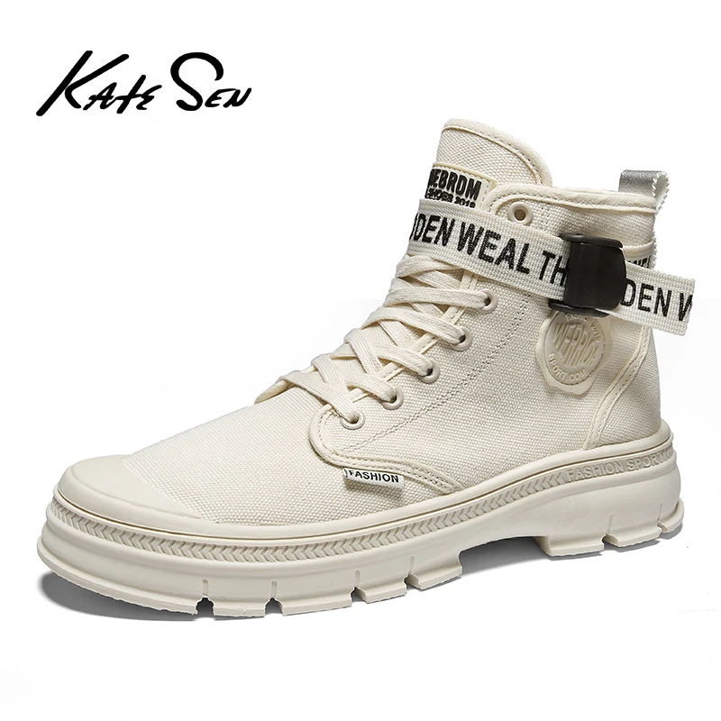 KATESEN/мужские ботинки модные парусиновые рабочие удобные уличные Нескользящие