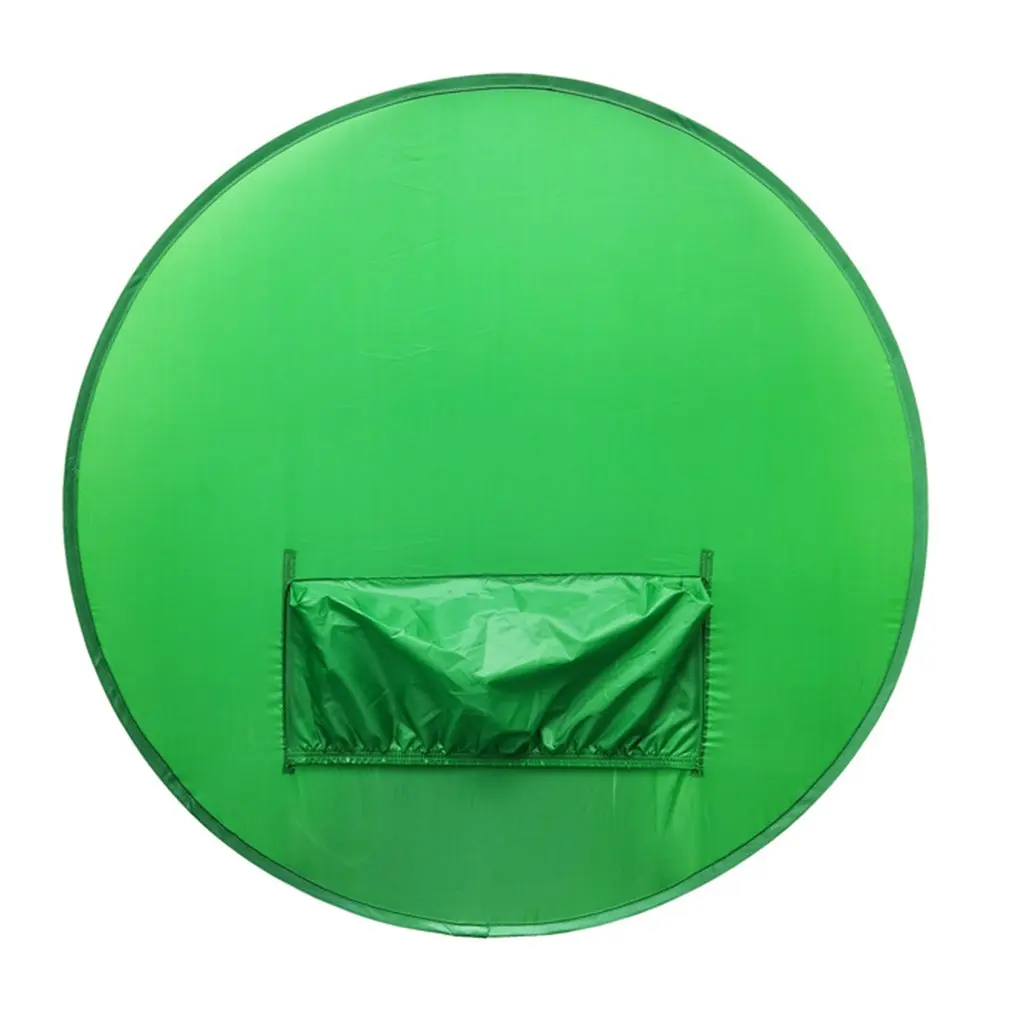 

75/110cm Green Screen Photo Background Cloth Polyester High Color Saturation Photography Backdrops for Live Video Studio