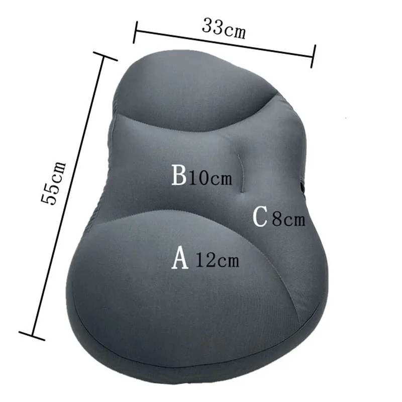 

3D Neck Pillow Micro Airball Deep Sleep Addiction Head Rest Air Cushion Pressure Relief Pillows Gift Washable Pillow Case Covers