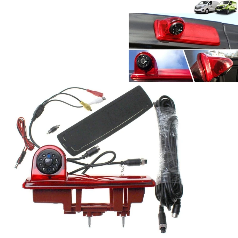 

Third Brake Light Rear View Camera IP68 Waterproof Reversing Parking Aid Camera for Trafic Vivaro 2014