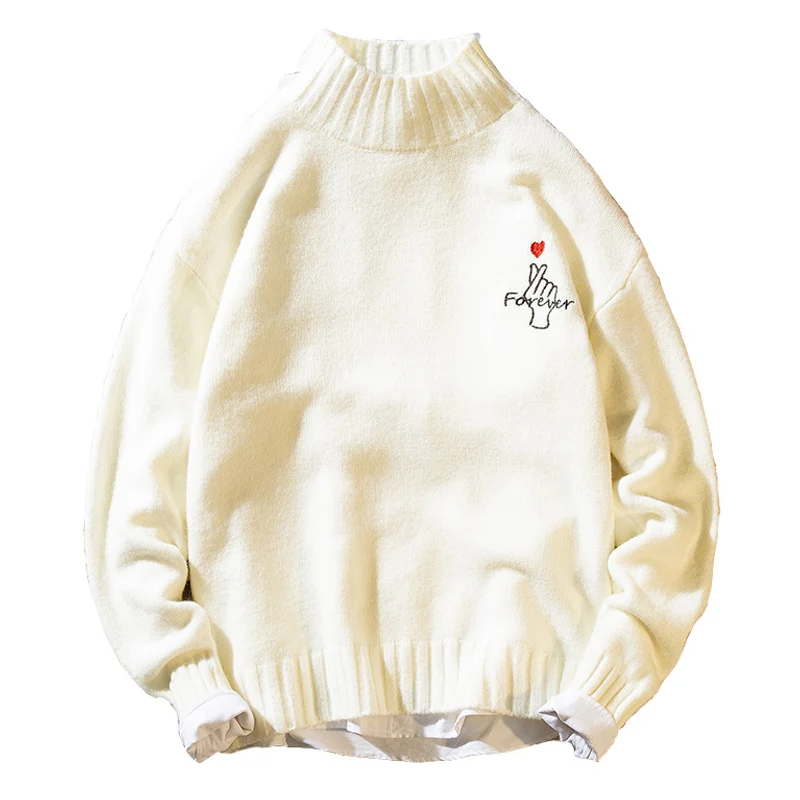 Новый Зимний толстый теплый кашемировый мужской свитер с длинным рукавом и