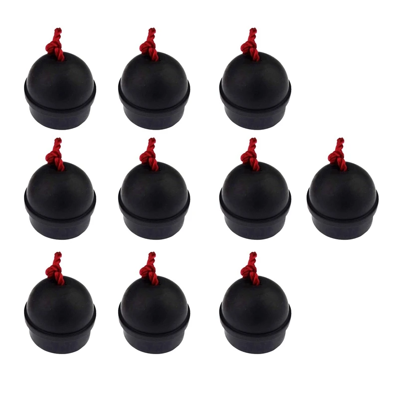 

10Pcs Rubber Cue Chalk Holders for Billiard Pool Snooker Table Stick