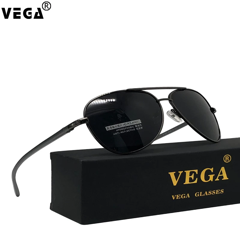 Мужские Солнцезащитные очки авиаторы VEGA классические поляризационные