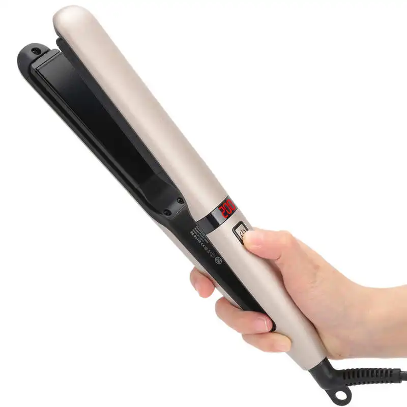 

Электрическая расческа для выпрямления волос щетка для укладки волос с прямыми изгибами двойного назначения, вилка стандарта США, 110-240 В, С ...